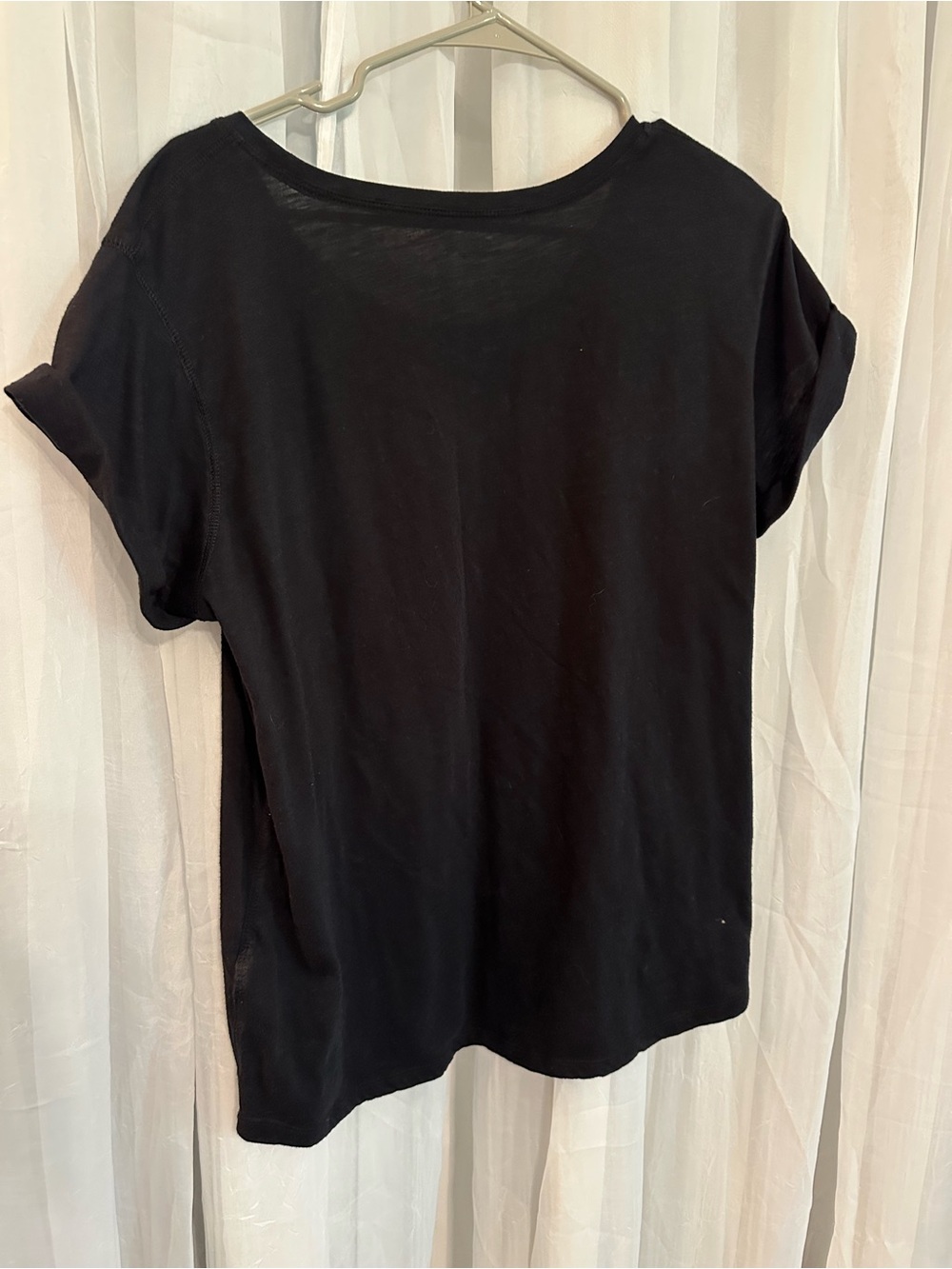 a.n.a Black Short-Sleeve Crew Pocket Tee - Picture 6 of 7